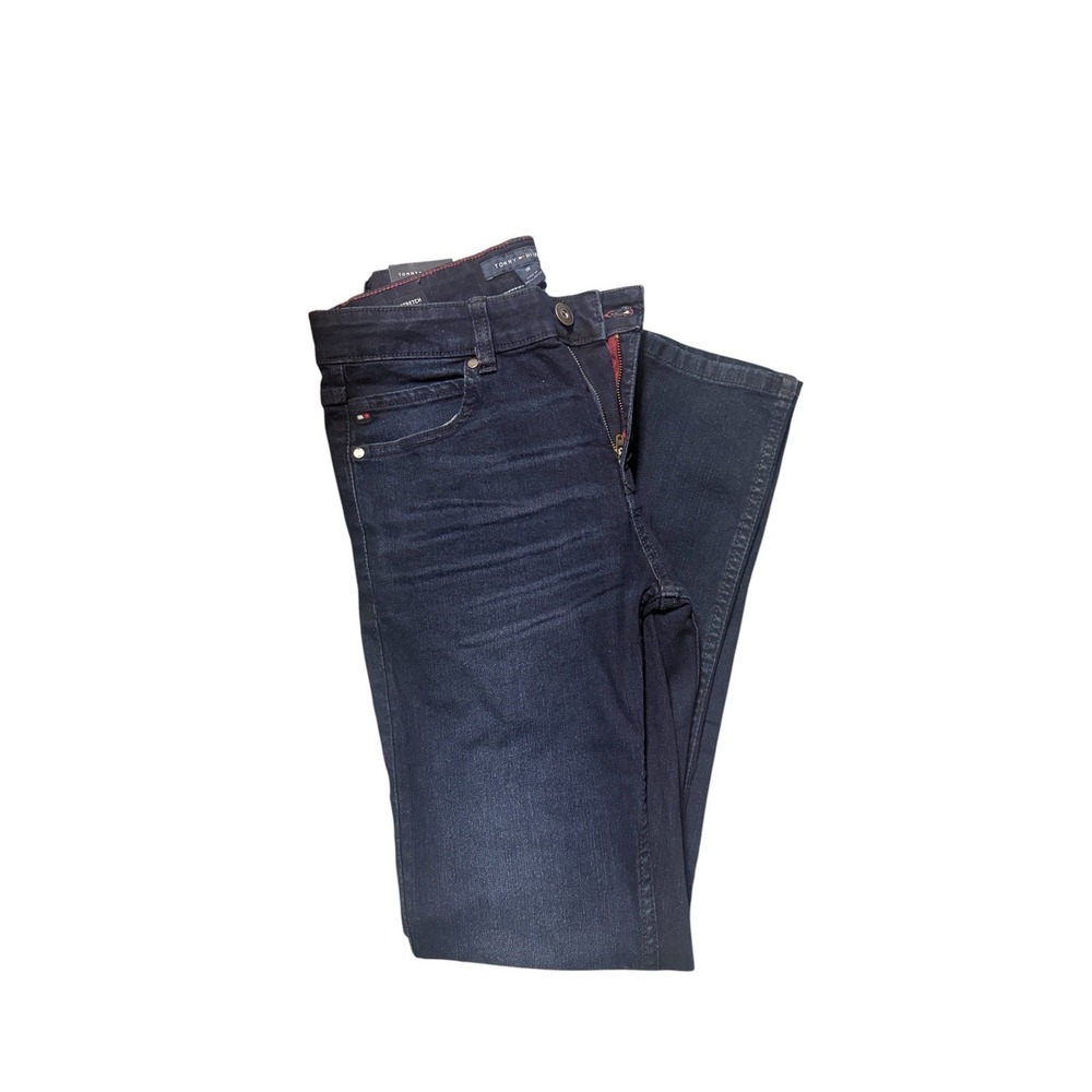Tommy Hilfiger Boys Dark Wash Stretch Skinny Jeans Size 18 NWT Slim Fit Denim